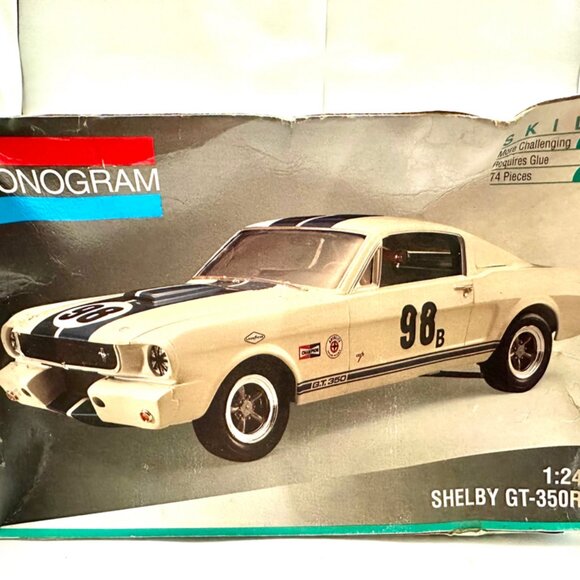 onogram 1965 Ford Mustang Shelby Gt-350r Race Car Model 1 24 Open box - Picture 1 of 4